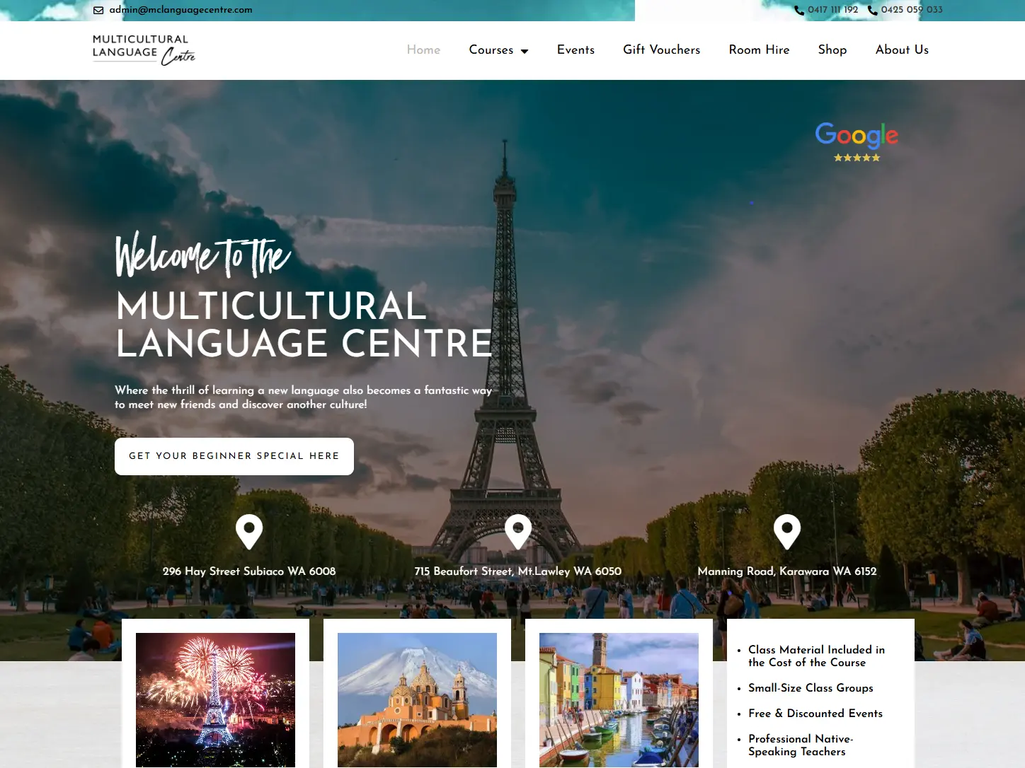 Language Classes Perth